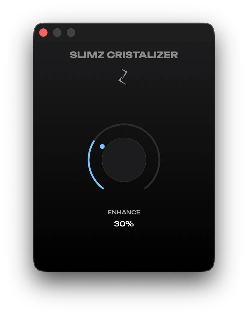SLIMZ CRISTALIZER interface