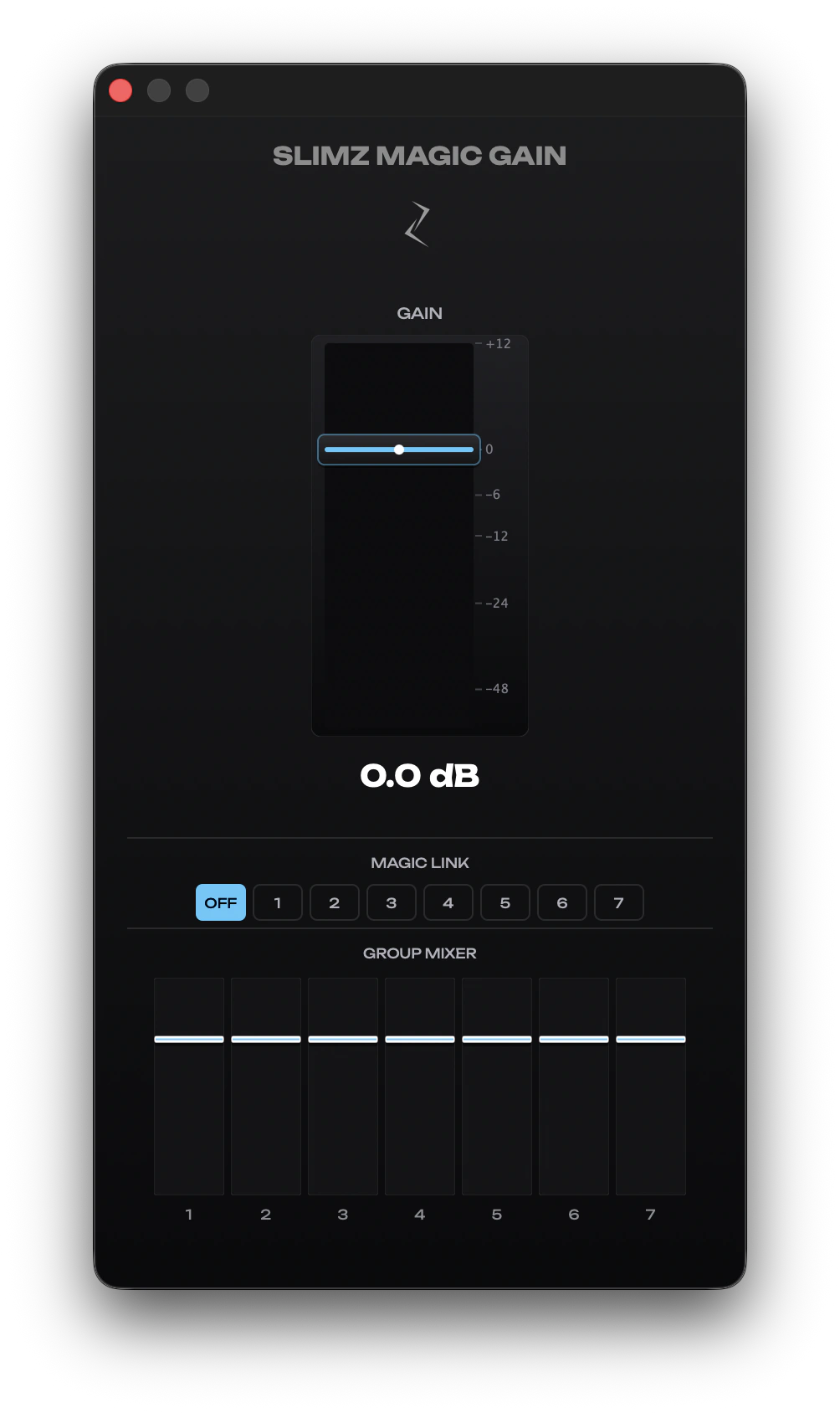 SLIMZ MAGIC GAIN interface