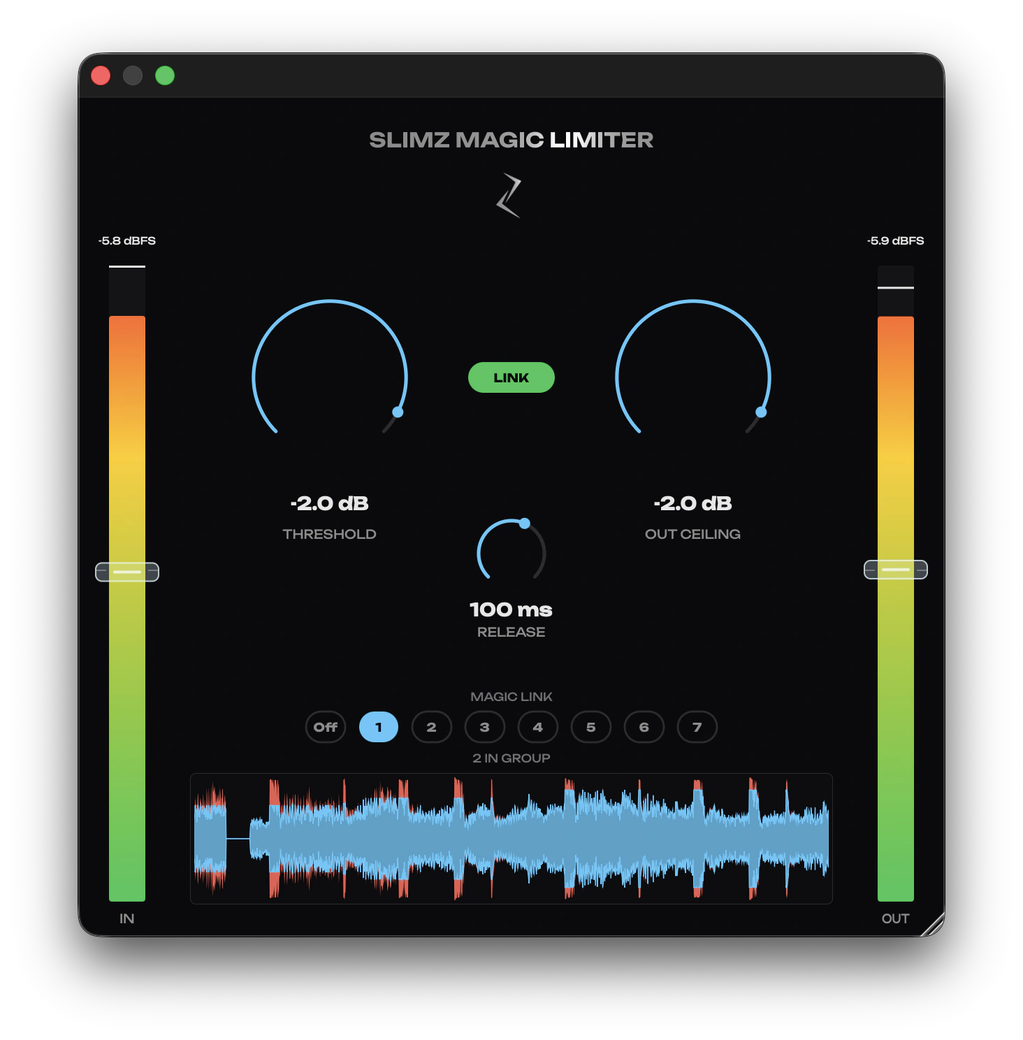 SLIMZ MAGIC LIMITER interface