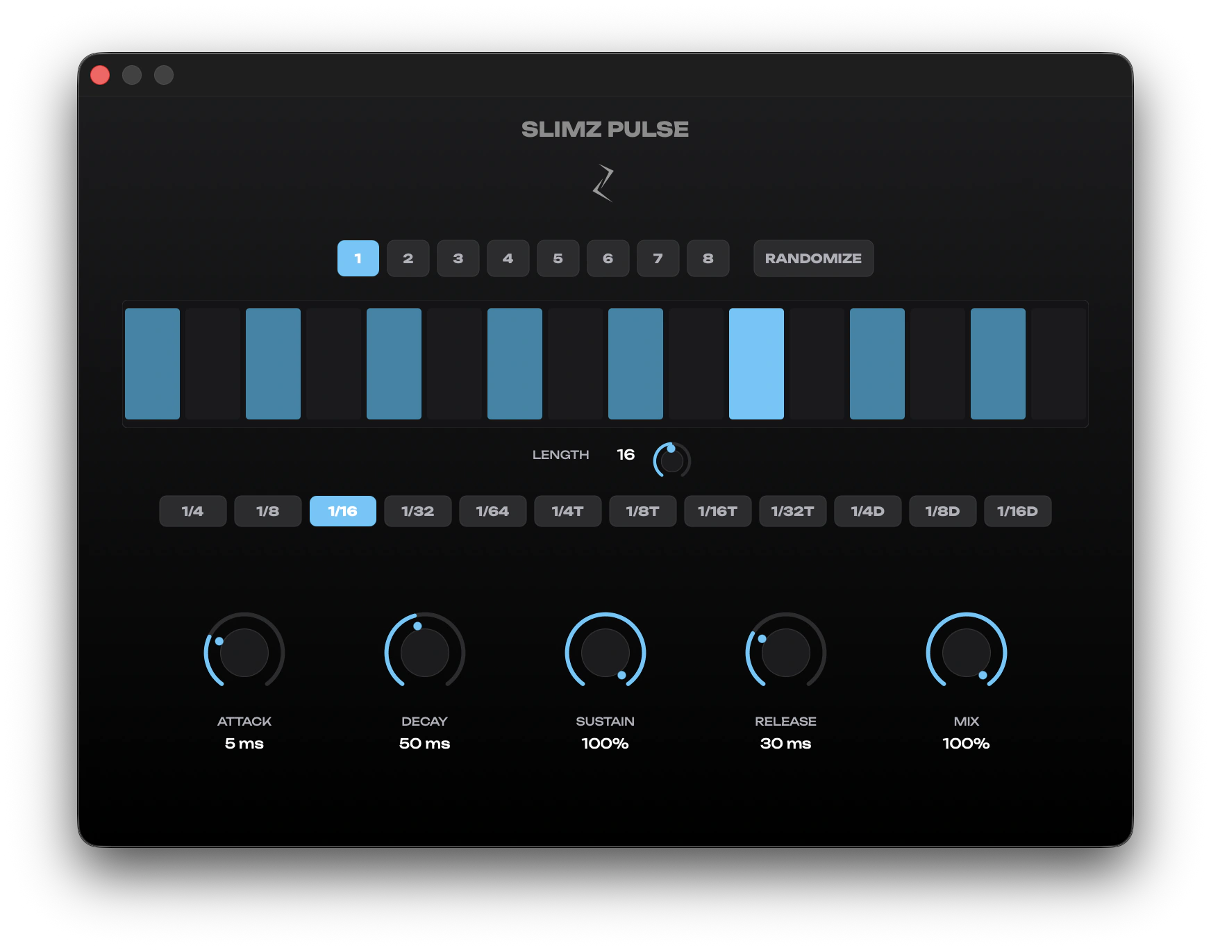 SLIMZ PULSE interface