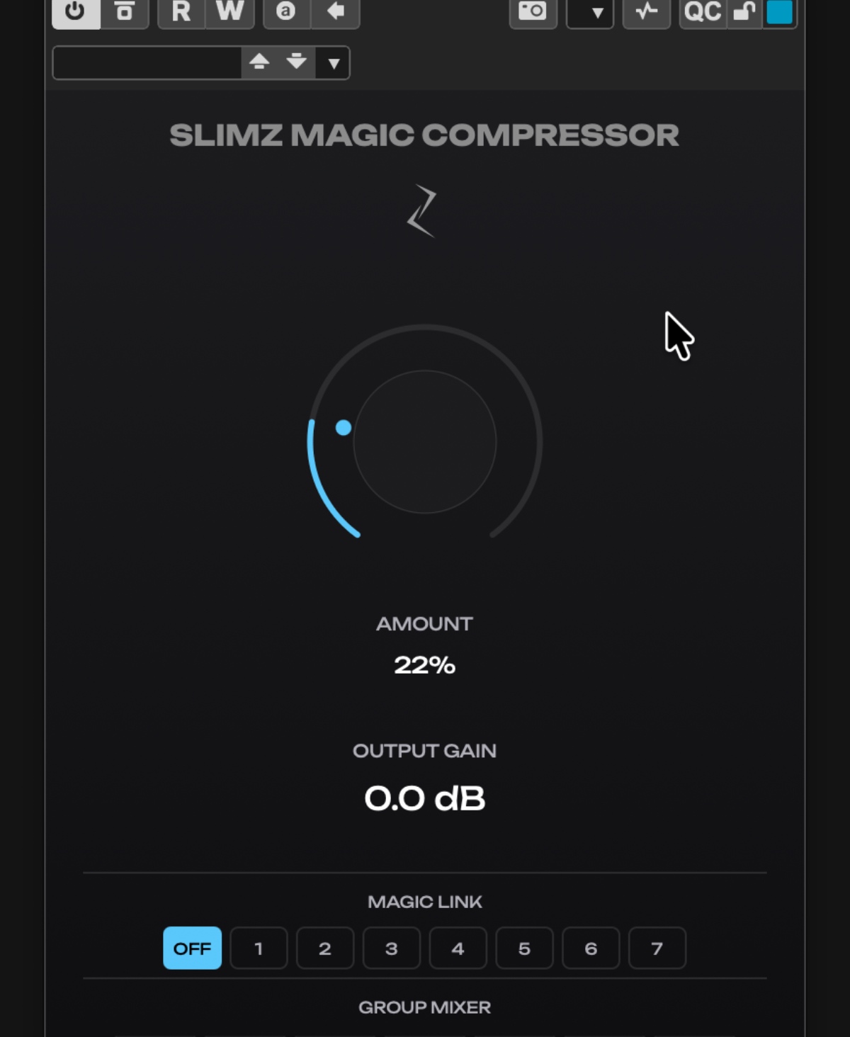 Интерфейс SLIMZ MAGIC COMPRESSOR