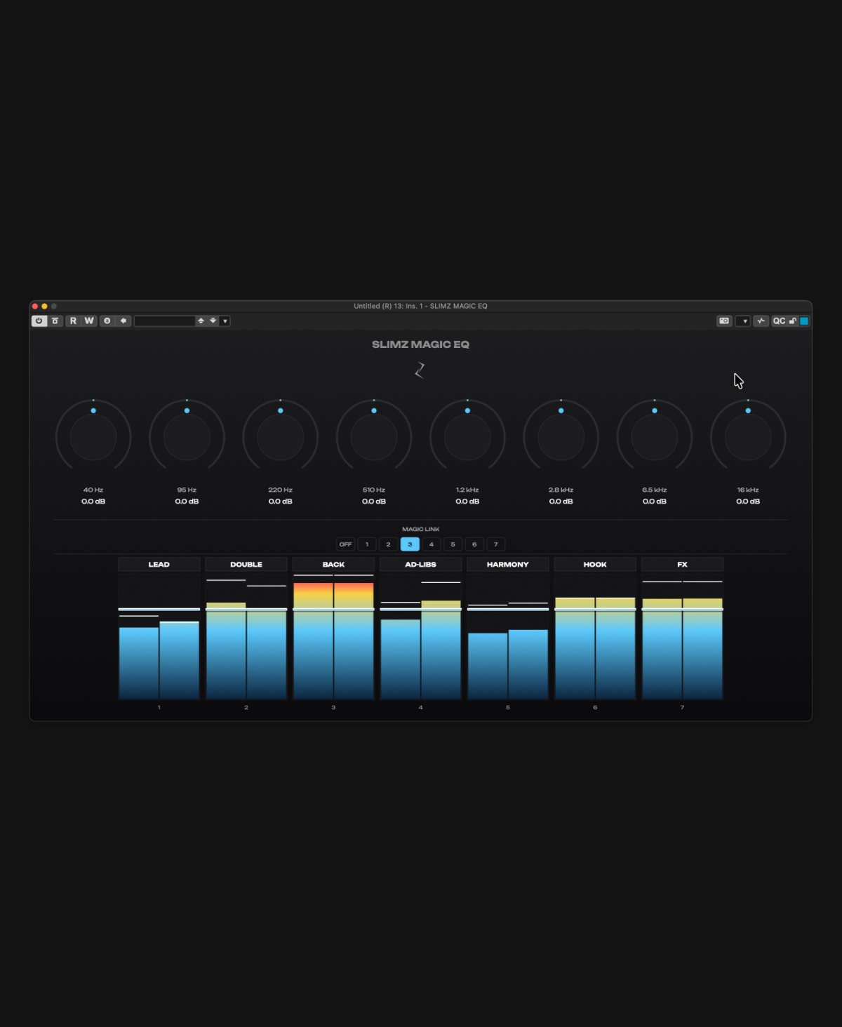 Интерфейс SLIMZ MAGIC EQ